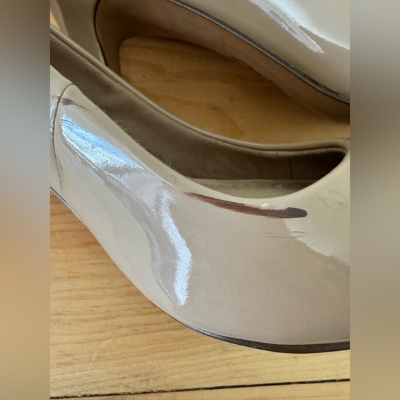 Clark’s Carlita Cove Sand Almond Toe Business Wedding Somerset Collection Heels - Picture 8 of 8